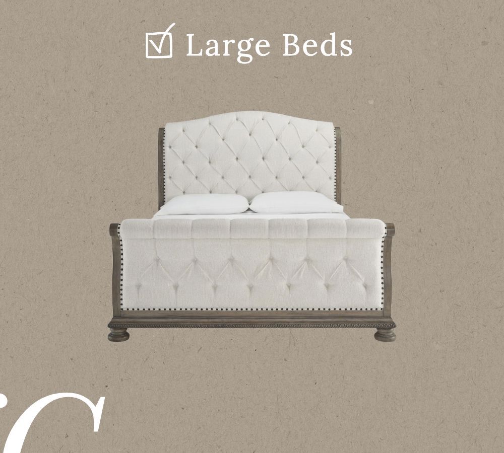 Rustic Farmhouse Seating - Large Beds