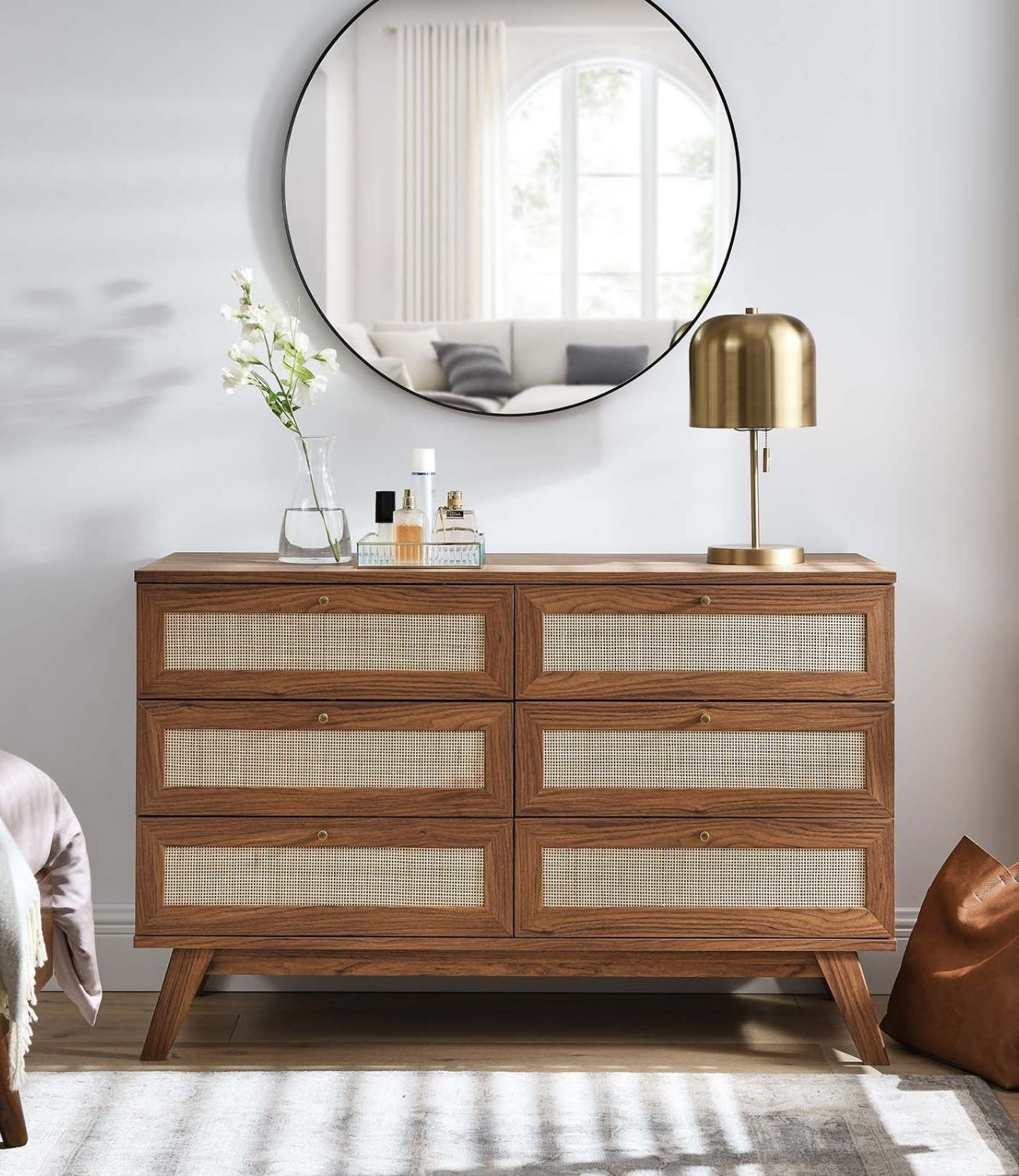 Benzara Soma 6-Drawer Dresser