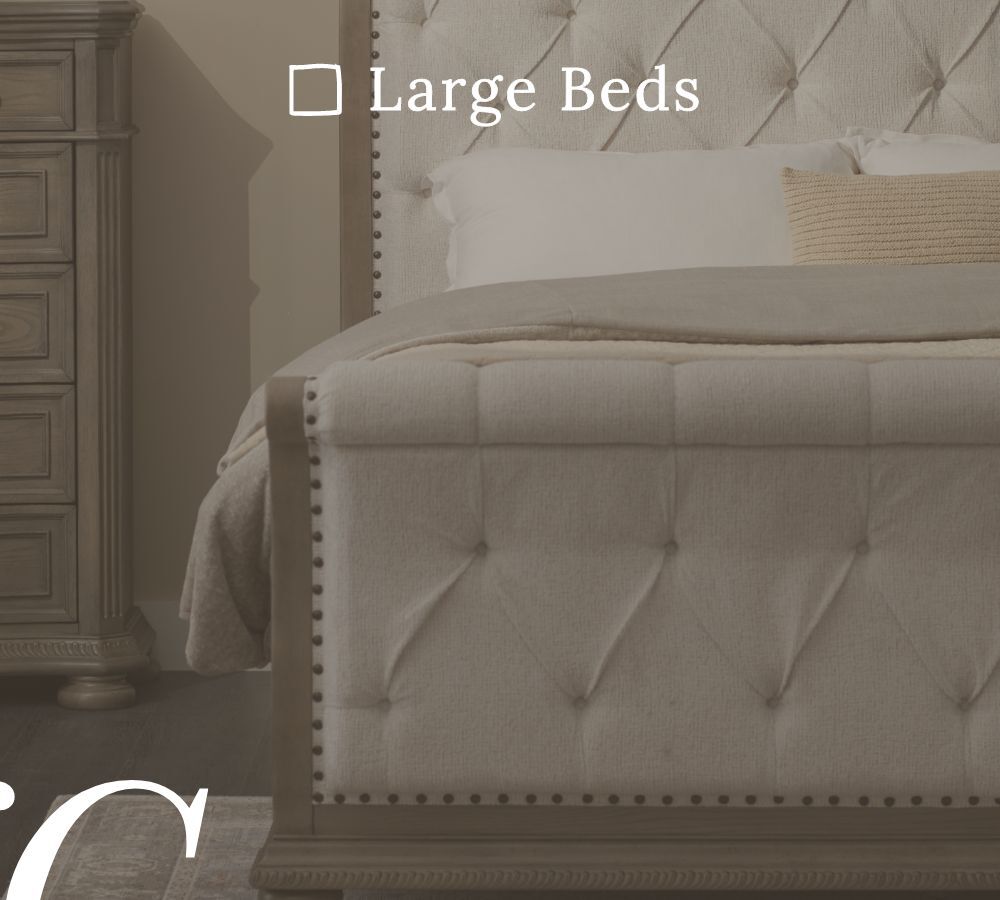 Rustic Farmhouse Seating - Large Beds