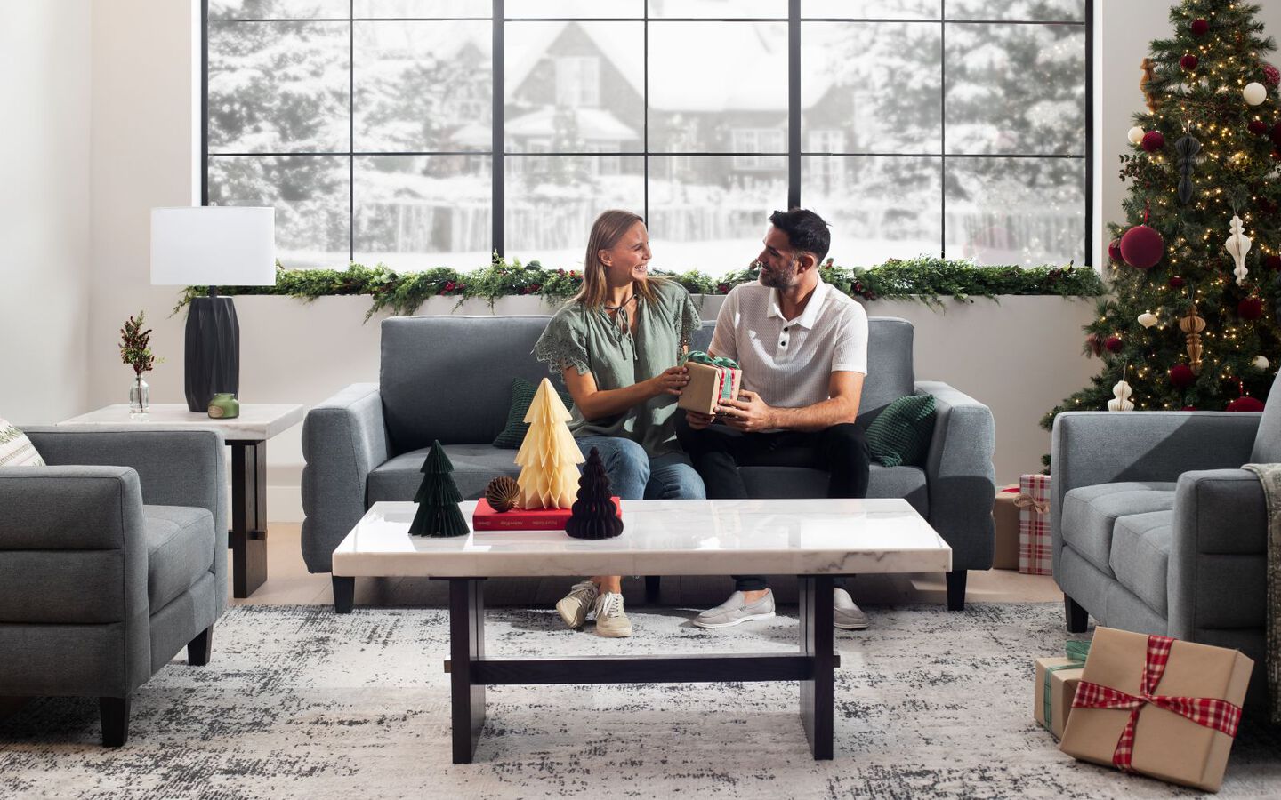 Fuji Sofa, Love, Chair Set by Elements