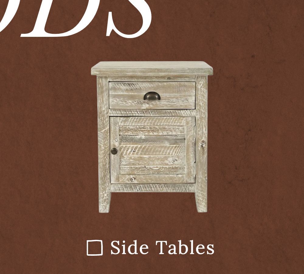 Rustic Farmhouse Casegoods - Side Tables
