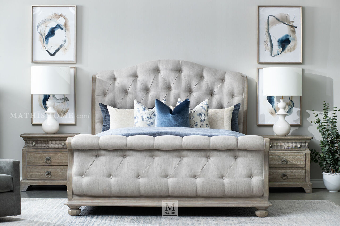 A.R.T Summer Creek Shoals Bed in Traditional Bedroom