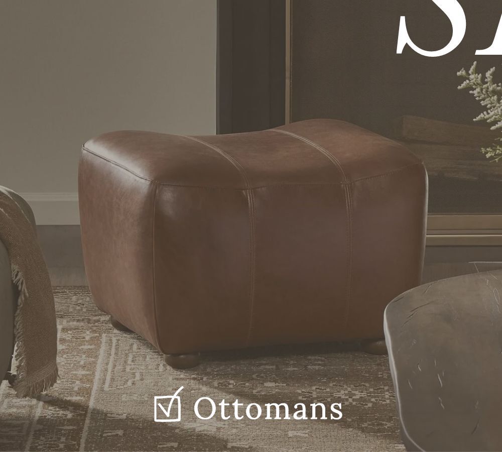 Rustic Farmhouse Seating - Ottomans