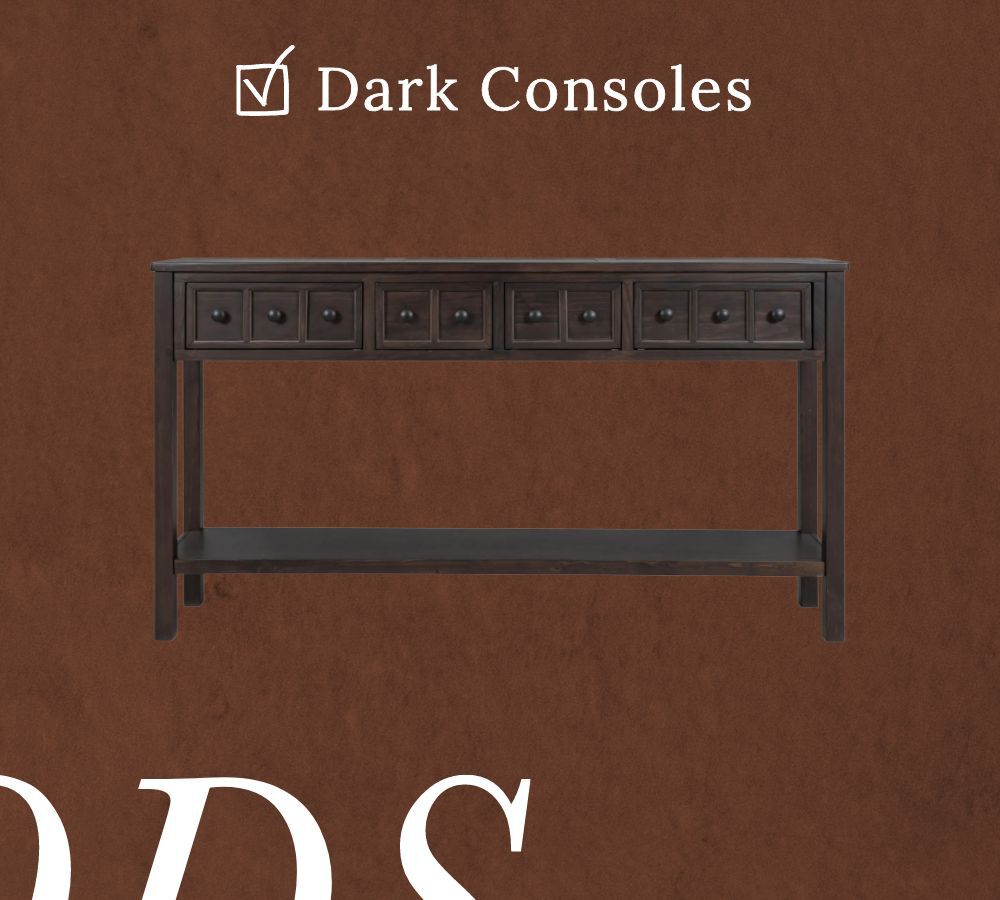 Rustic Farmhouse Casegoods - Dark Consoles