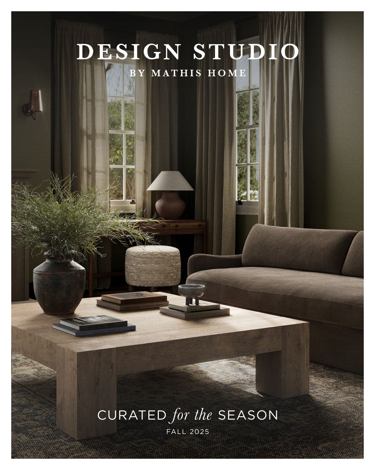 Magazine cover for the Design Studio Fall 2026 Lookbook