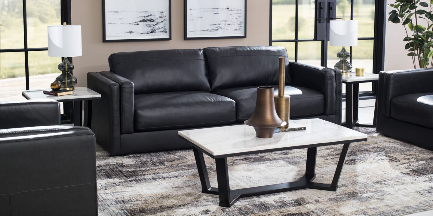 Ashley Amiata Leather Sofa