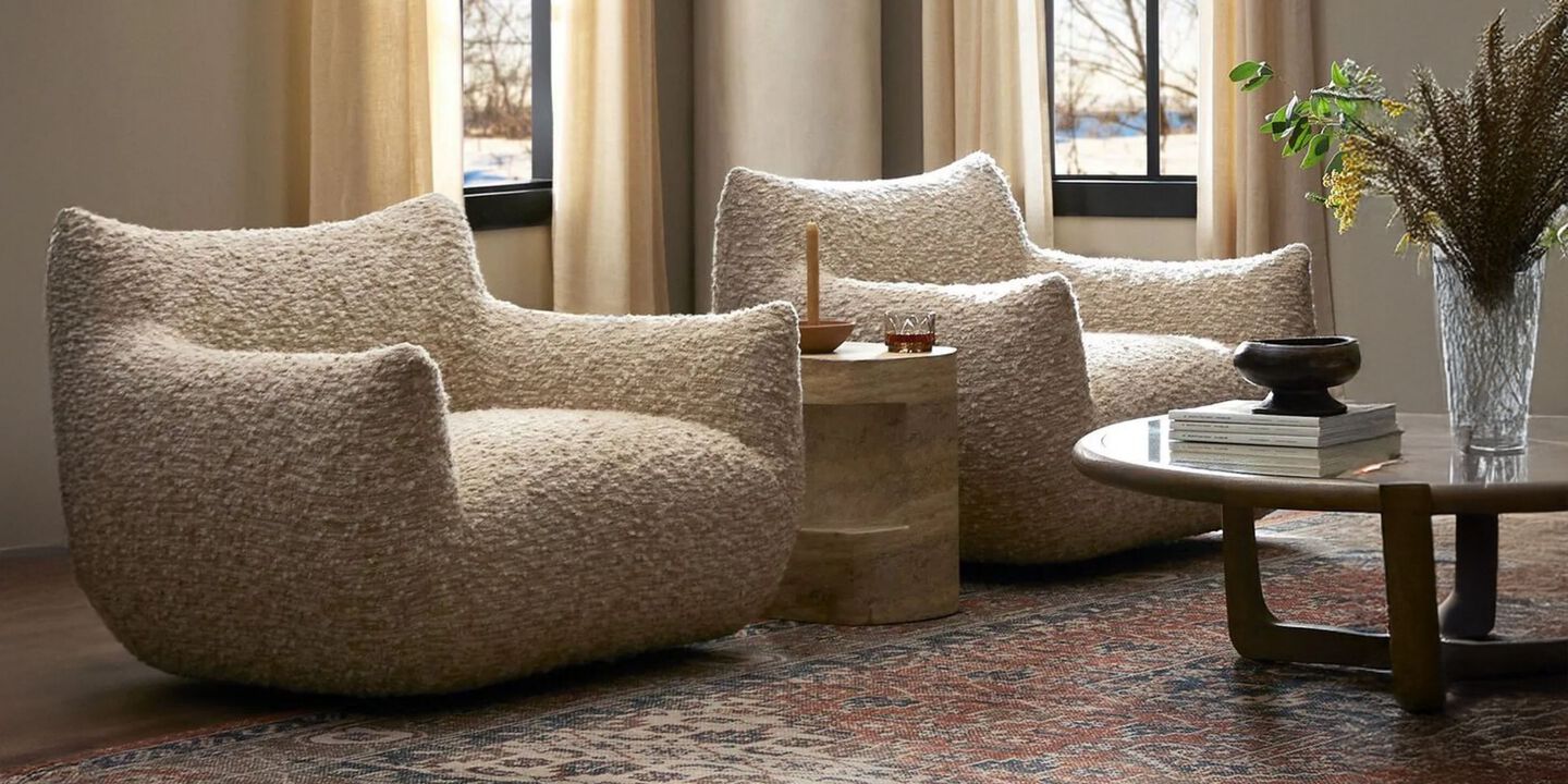 Margot Swivel Chair by Four Hands