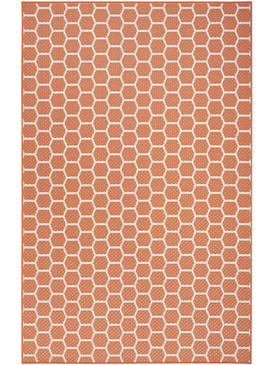 Twist Reversible TWS01 Coral 6' x 9' Rug