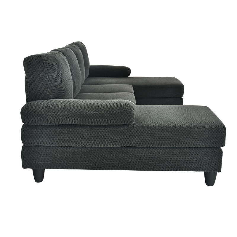 Kunfip upholstery U-Shaped Sofa image number 6