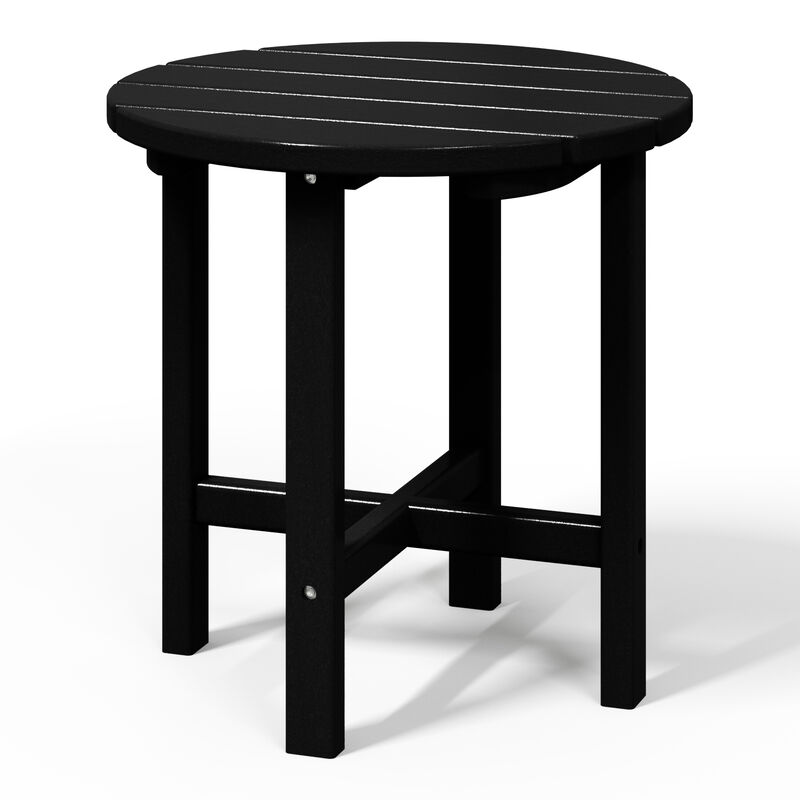 WestinTrends Adirondack Round Outdoor Side Table