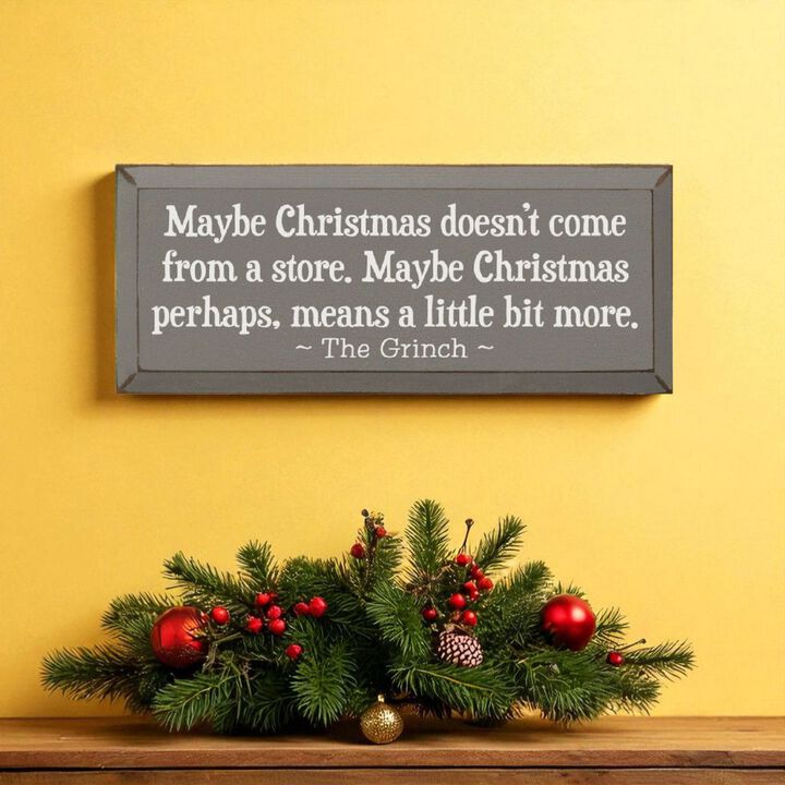 Festive Holiday Quote Wood Sign Christmas Home Wall Decoration