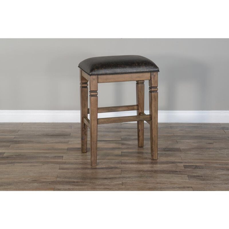 Sunny Designs Bar Backless Stool, Cushion Seat