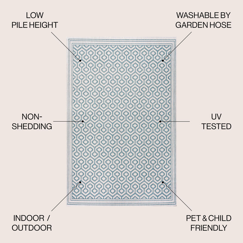 Marvao Diamond Trellis Indoor/Outdoor Area Rug