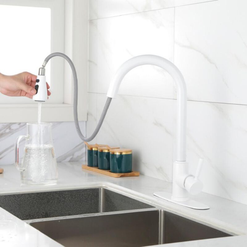 Kitchen Faucet with Pull-Out Spray Flexible and Convenient Faucet for Easy Rinsing and Cleaning For Kitchen