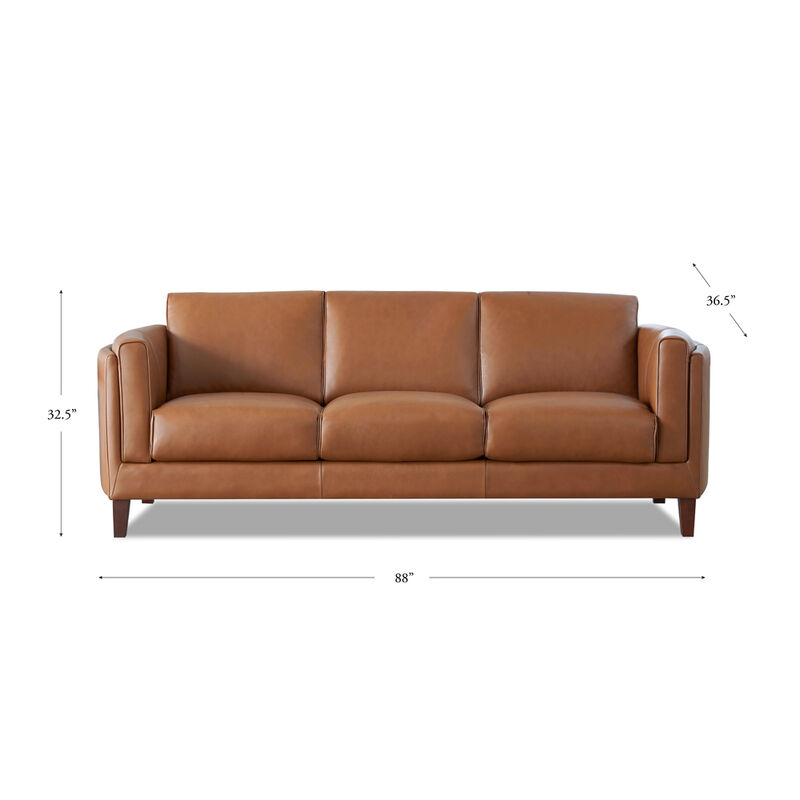 Maui Top Grain Leather Sofa