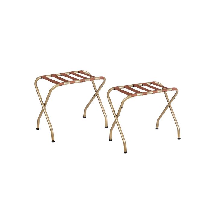 BreeBe Golden Luggage Rack Pack of 2