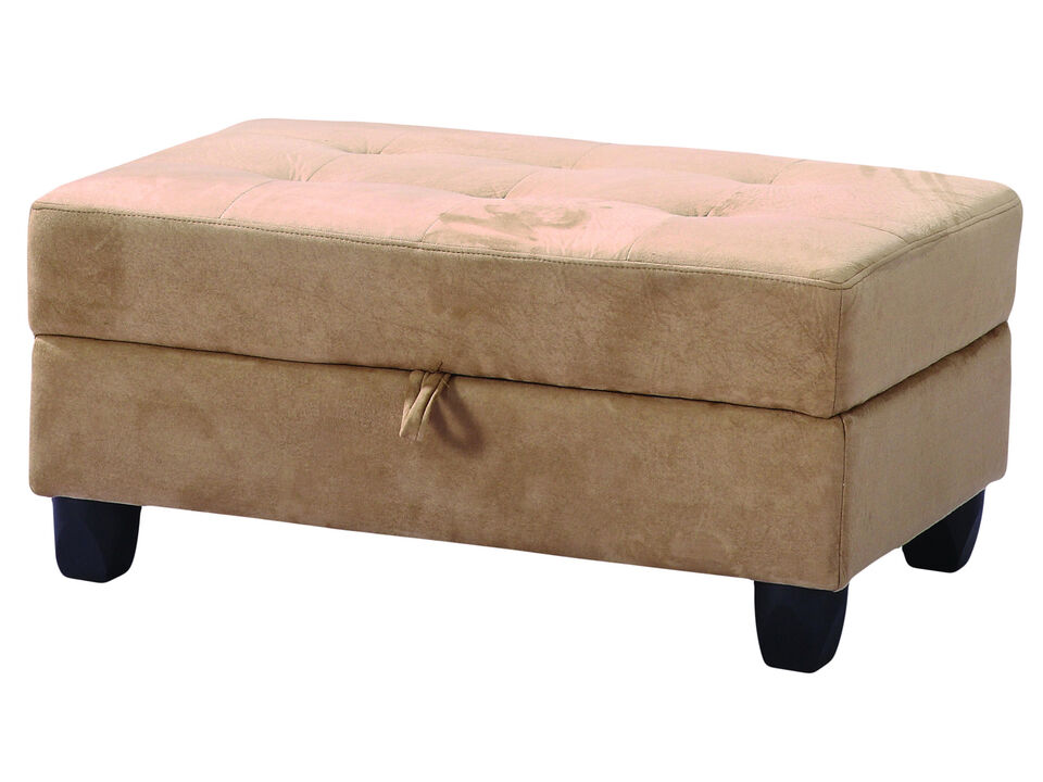 Gallant Microfiber Upholstered Storage Ottoman