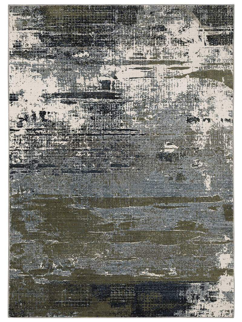 Caravan 5'3" x 7'6" Blue Rug image number 0