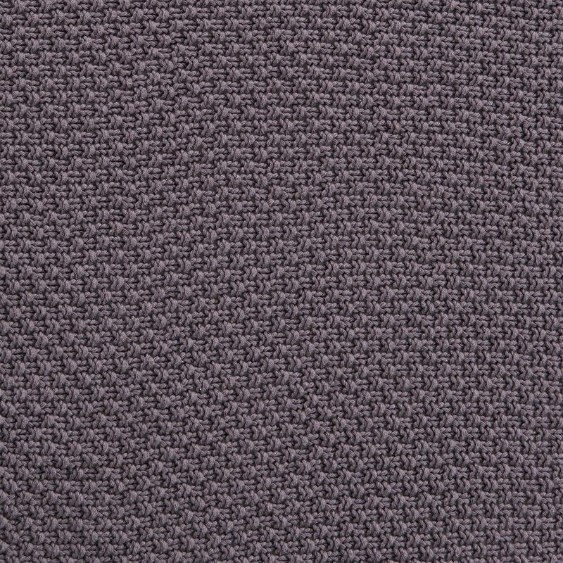 Cotton Knit Slate King Blanket image number 4