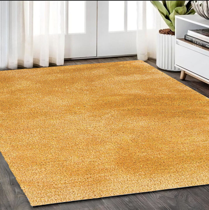 HomeRoots Shag Hand Tufted Area Rug