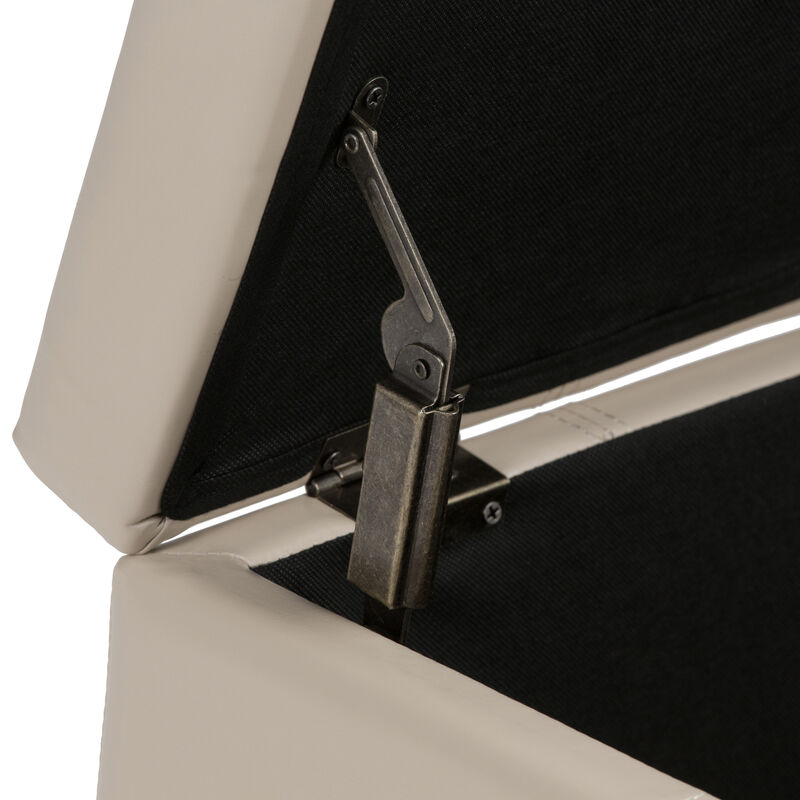 Simpli Home Dover Storage Ottoman Bench image number 5