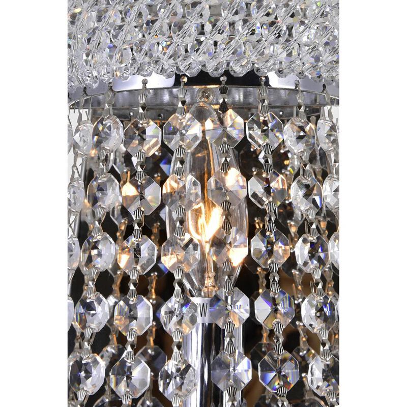 Empire 3 Light Wall Sconce With Chrome Finish