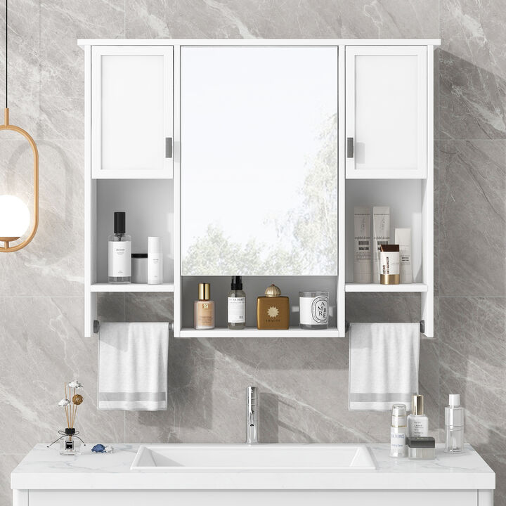 Merax Modern Wall Mounted Bathroom Storage Cabinet