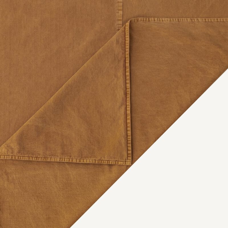 Stonewashed Terracotta Cotton Canvas King Duvet Cover Set image number 2