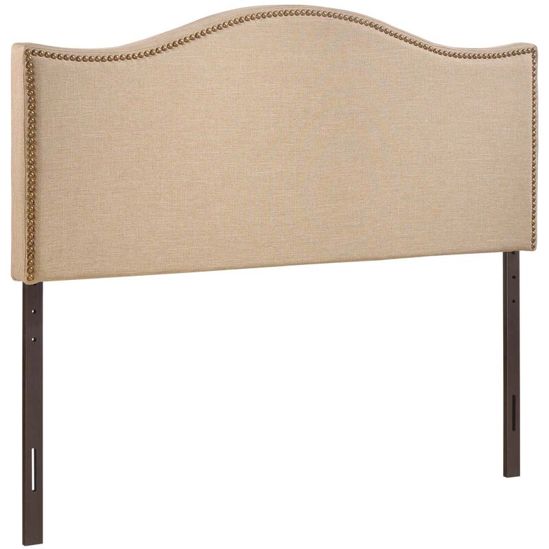 Modway - Curl Queen Nailhead Upholstered Headboard image number 2