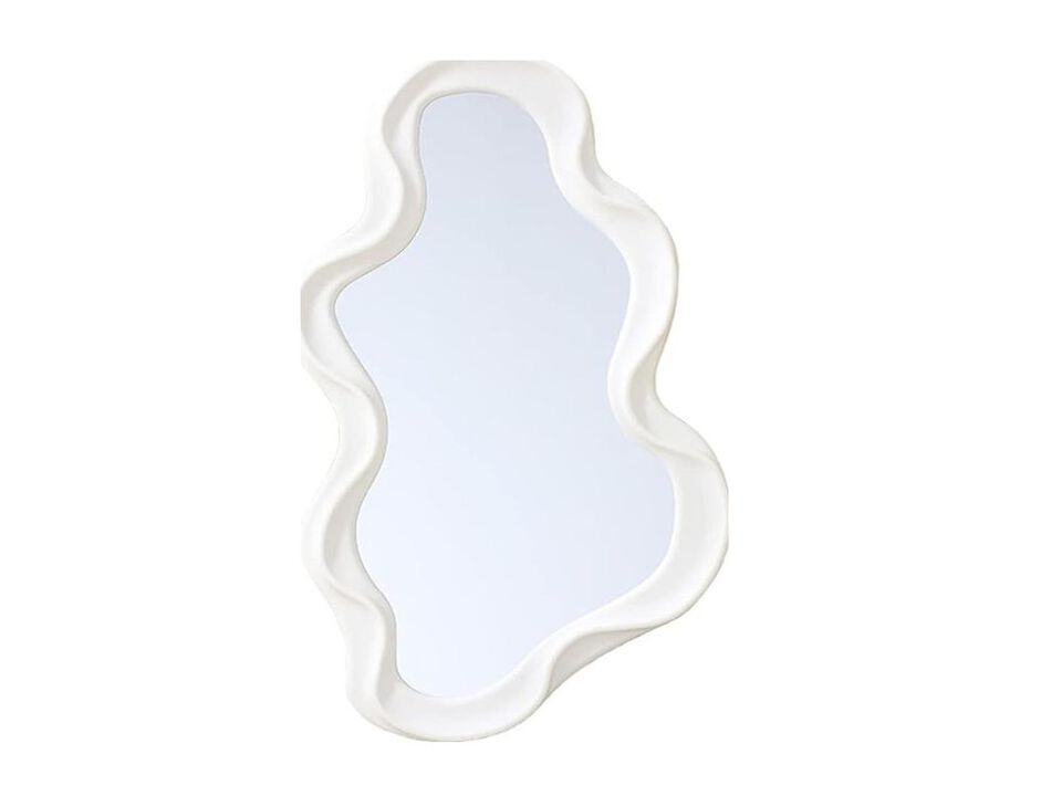 Funerom Gold Shield Mirror &ndash; 11.6x9" Vintage Decorative Wall Accent