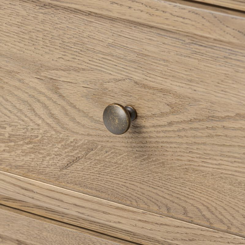 Geoffrey Worn Oak Tall Dresser