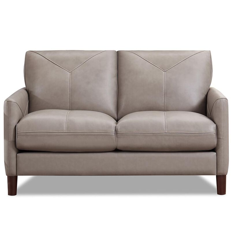 Yorkdale Top Grain Leather Loveseat