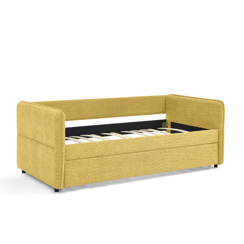 Nugfub Pop-up Trundle Upholstered Daybed image number 0
