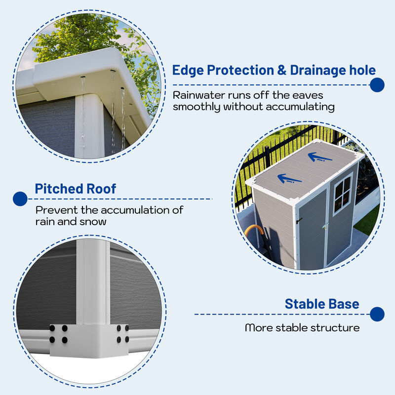 TATEUS Outdoor Storage House image number 4