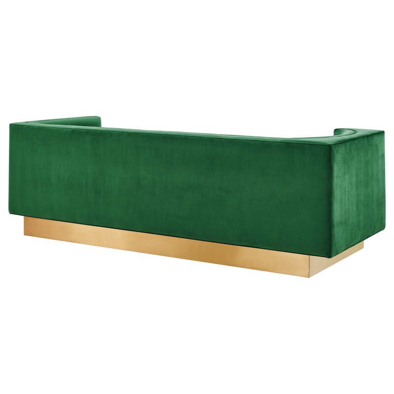 Eminence Upholstered Performance Velvet Sofa image number 6