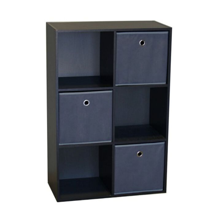 Proman Products Contemporary Decorative Colonial Storage Cube, Black