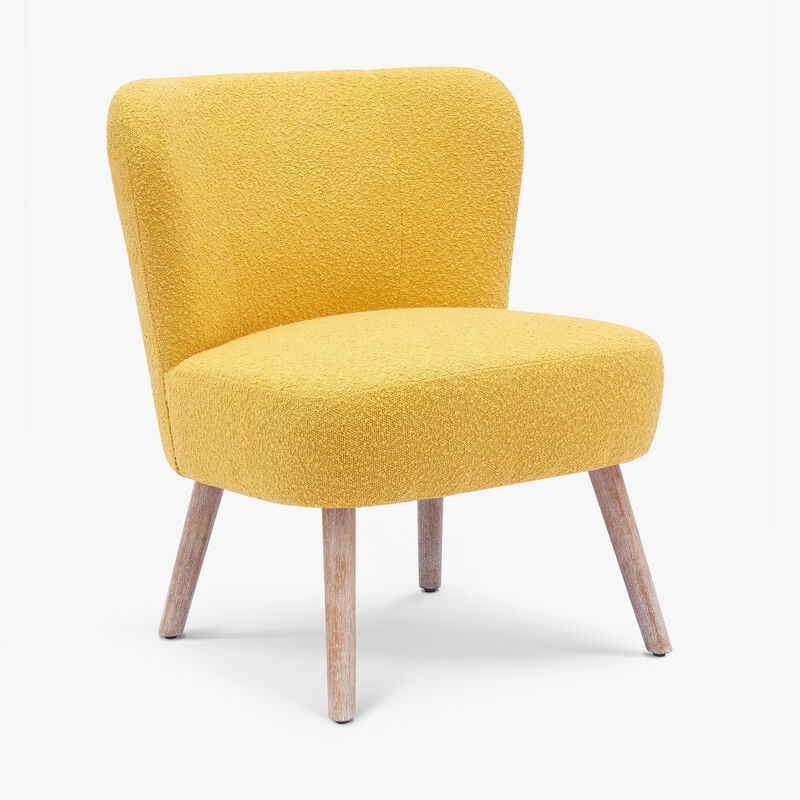 WestinTrends 25" Wide Upholstered Boucle Accent Chair