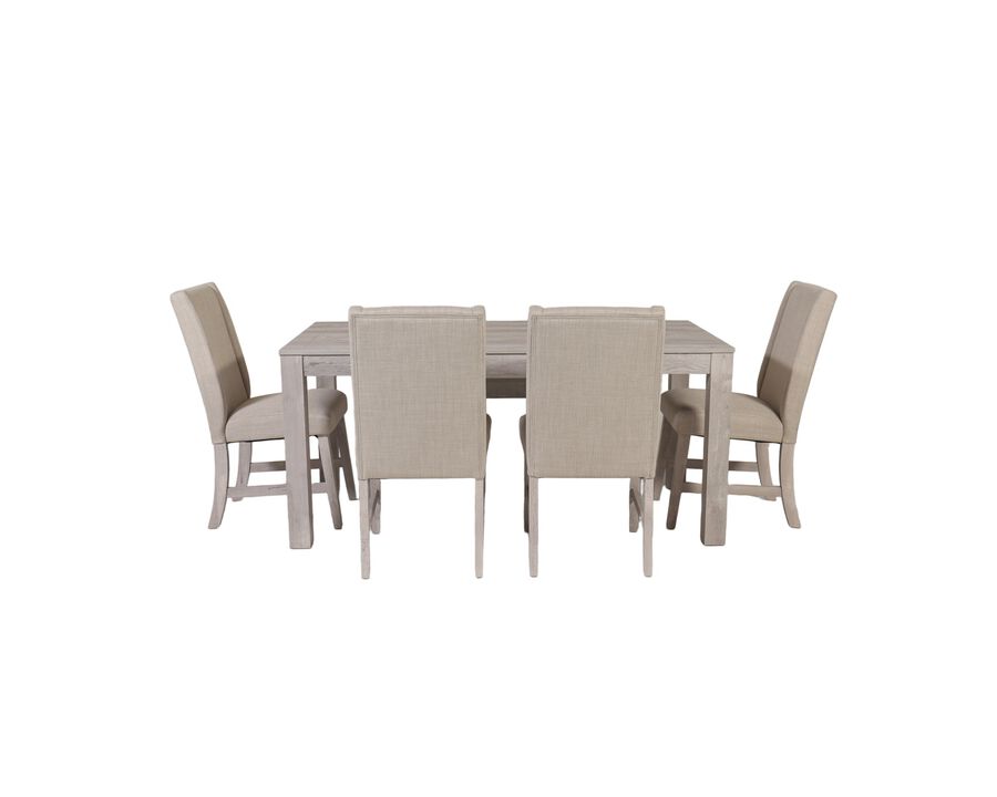Eleanore White 6 Piece Dining Set