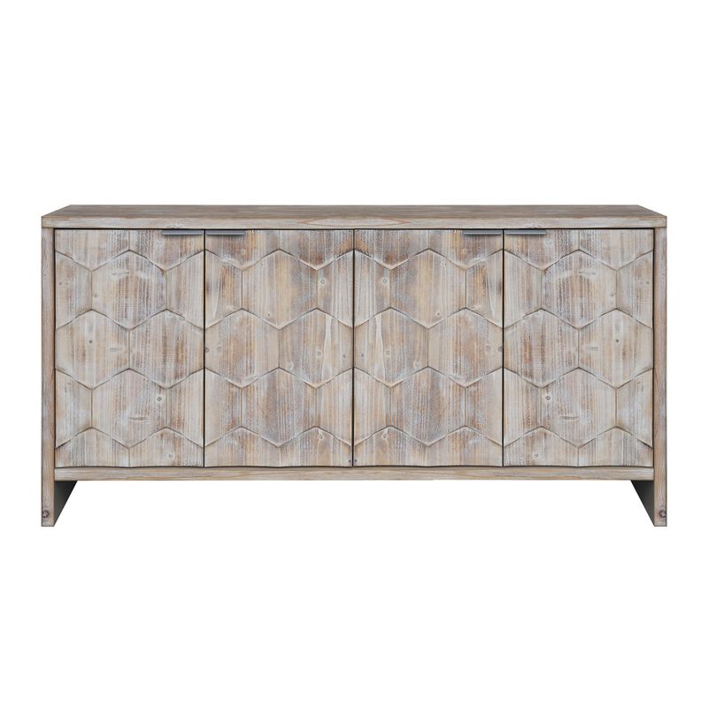 Susgus Farmhouse Accent Cabinet image number 0