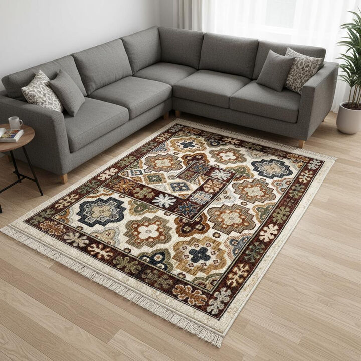 HomeRoots Oriental Area Rug
