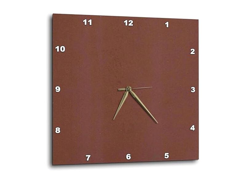 Copper Cool Wall Clock 15 Inch Home Decor image number 0