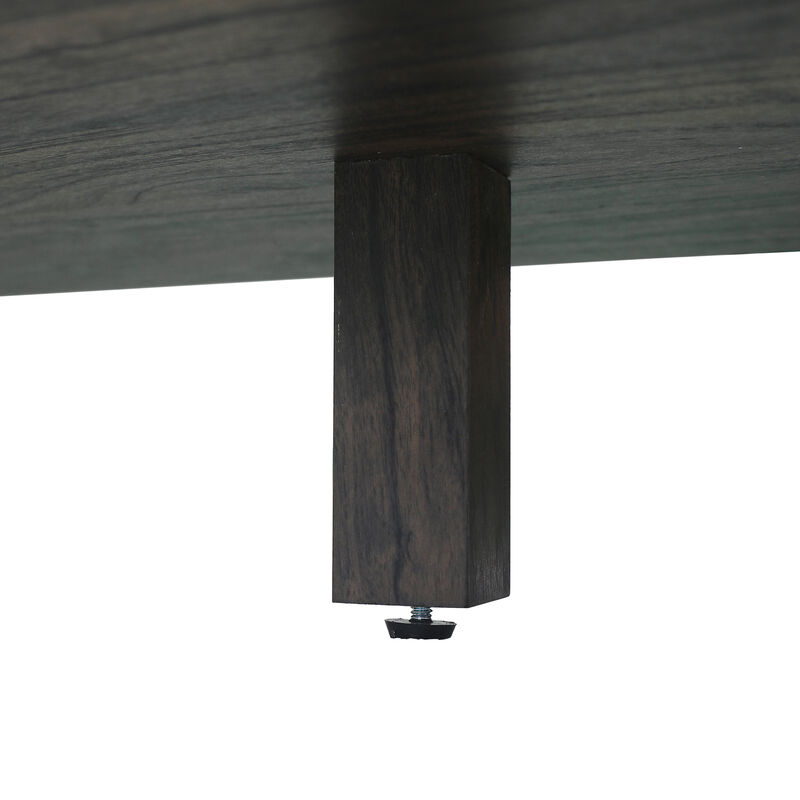 72" Modern Brown TV Stand with 36" Insert Electric Fireplace Heater,  Entertainment Center with Storage Cabinet for TV up to 75"