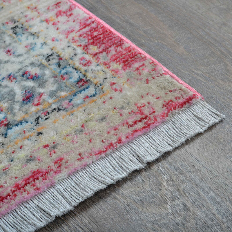 RUGSOTIC CARPETS MACHINE MADE POLYESTER AREA RUGS  - Rectangle Shape, Classic Oriental Traditional  Design, Low Pile Machine Made Area Rugs (M00103) image number 5