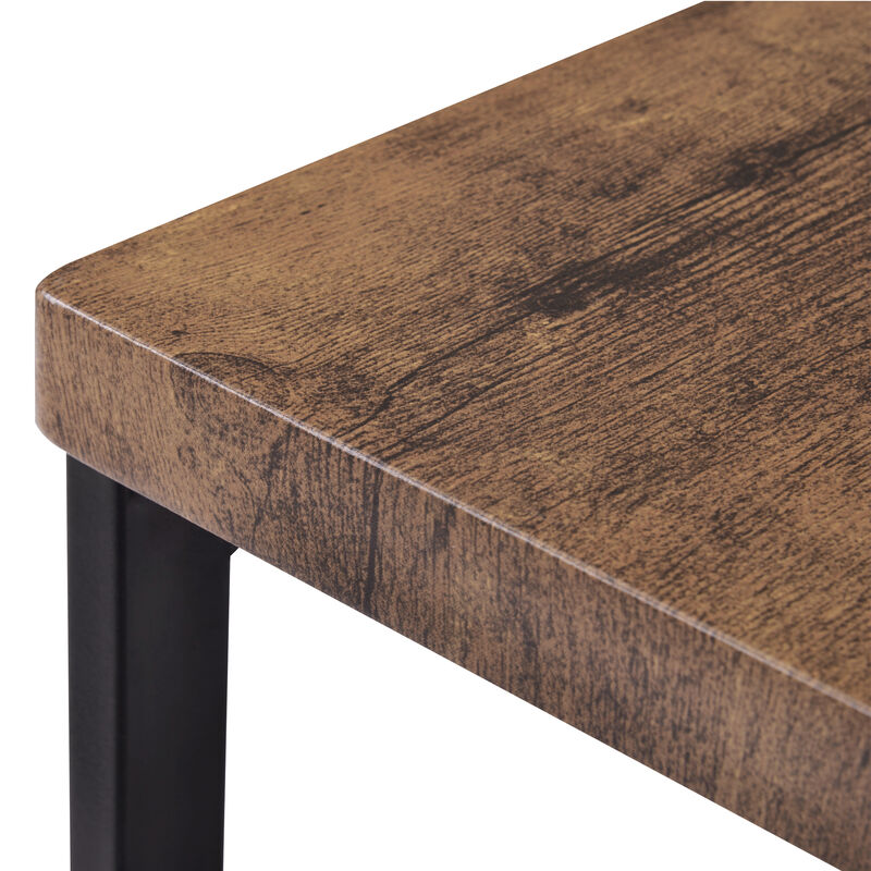 Merax Counter Height Extra Long Dining Table Set