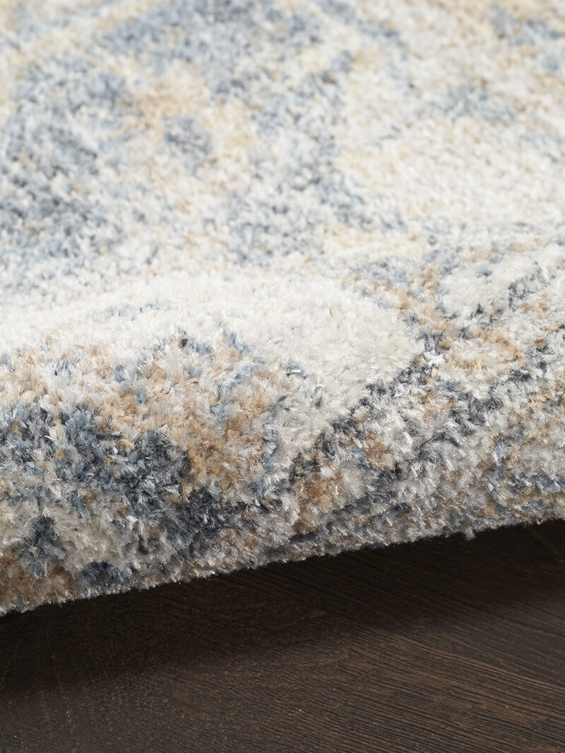 Astra Machine Washable ASW12 Gray/Blue 9' x 12' Rug