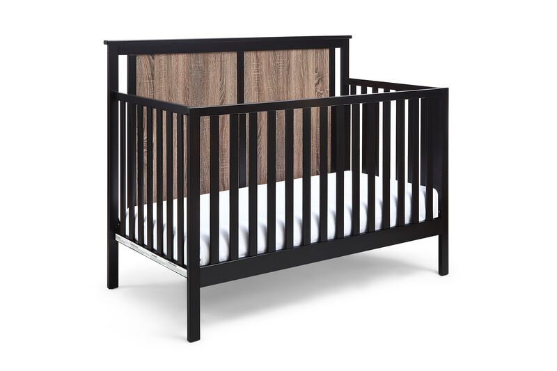 Suite Bebe Connelly 4-in-1 Convertible Crib Black/Vintage Walnut