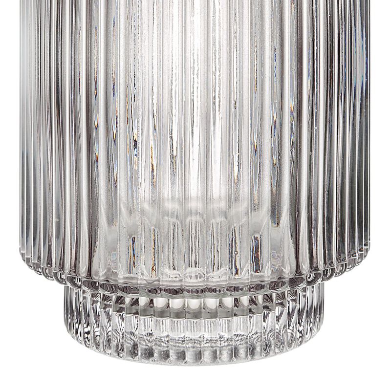 Renwil Amiens Glass Vase In Grey Color