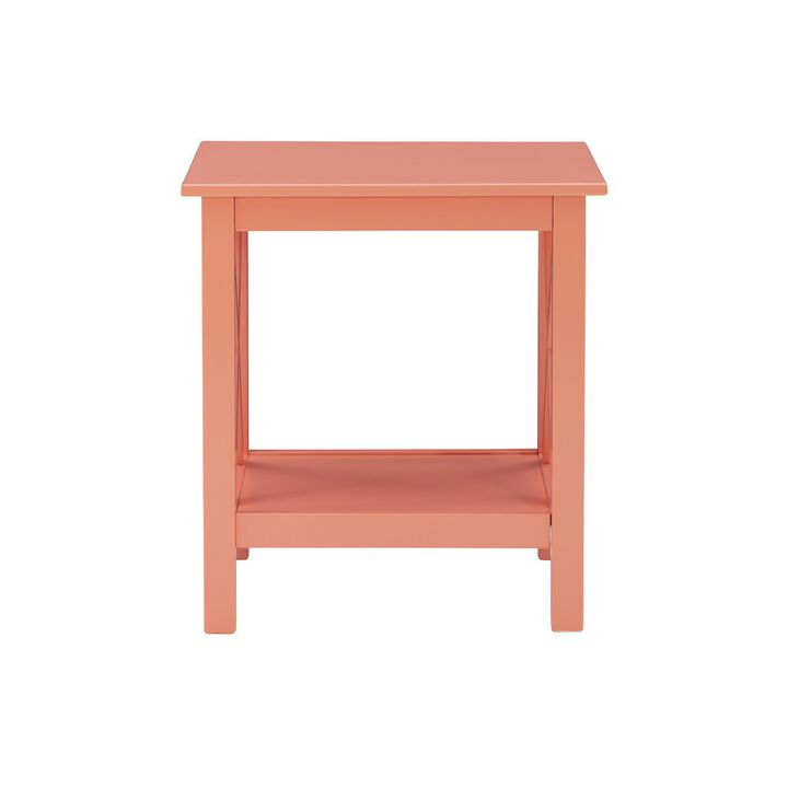 Linon Davis Coral End Table