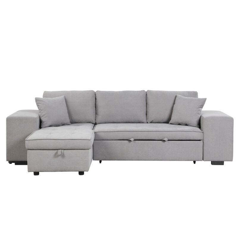 Torwuf Reversible Sleeper Sectional Sofa image number 0