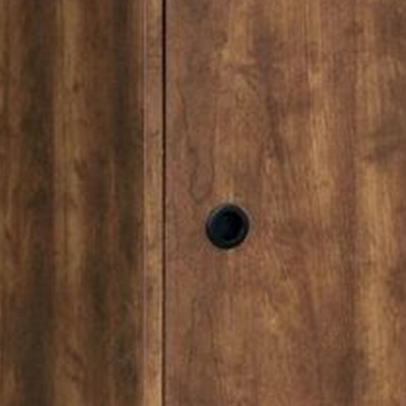 Wooden Shoe Cabinet with 2 Sliding Doors and Splayed Legs, Oak Brown-Benzara